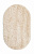 Ковер мягкий, пушистый с длинным ворсом Фризе Шегги sh//03 овал 2,5*3,5 (7,41 м2)