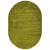 Ковер мягкий, пушистый с длинным ворсом Фризе Шегги 06 11001/20 овал 2*3 (5,14 м2)